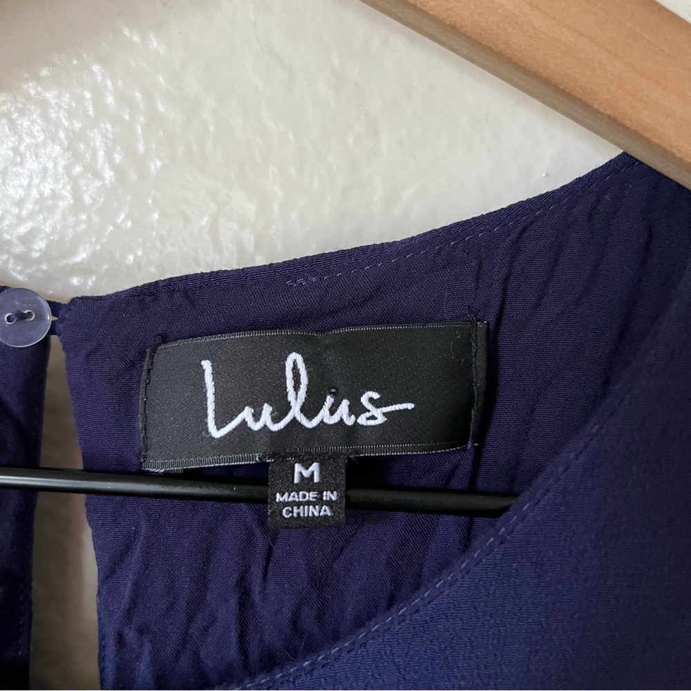 Lulus | Sassy Sweetheart Navy Blue Shift Dress - Picture 4 of 7
